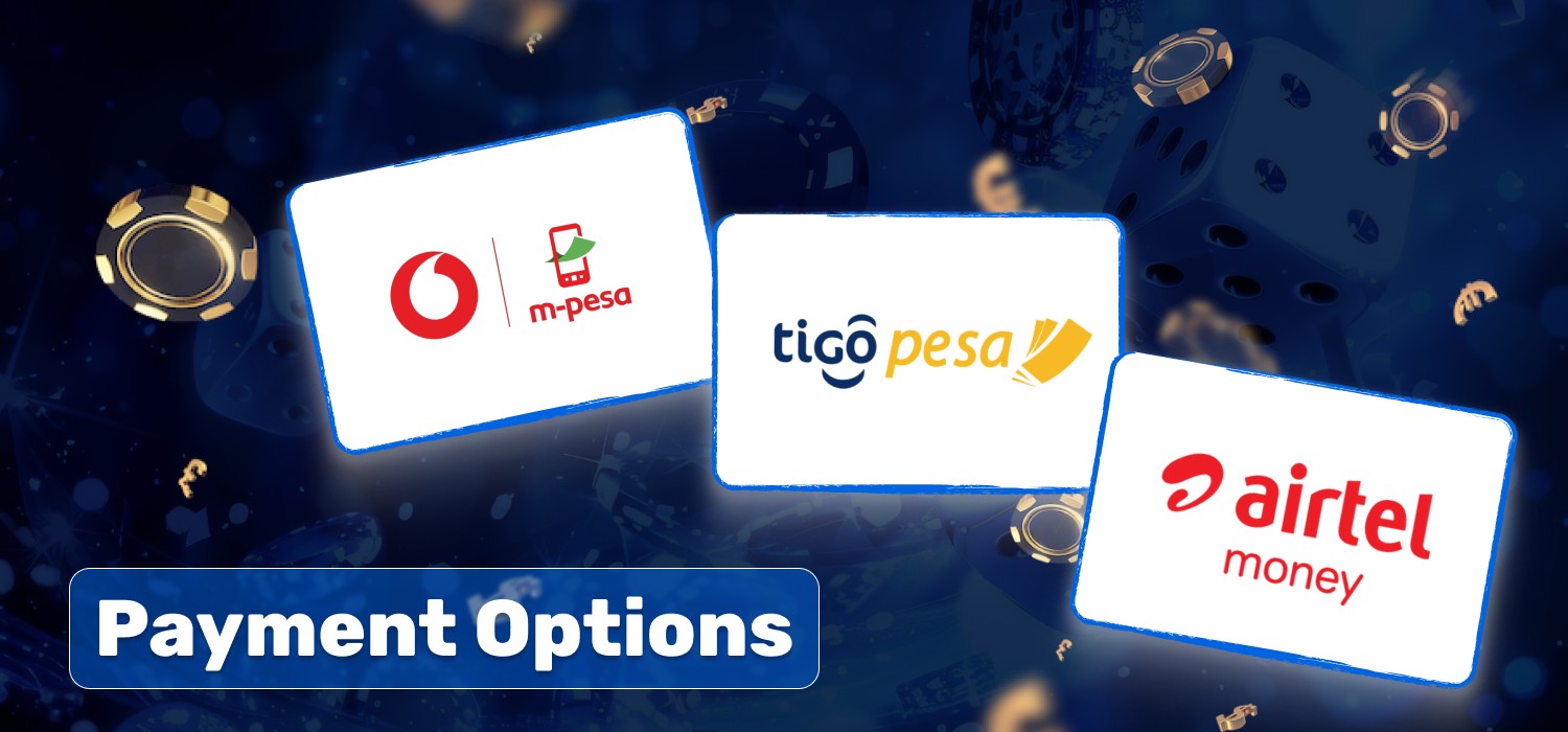 available payment options at wasafi bet