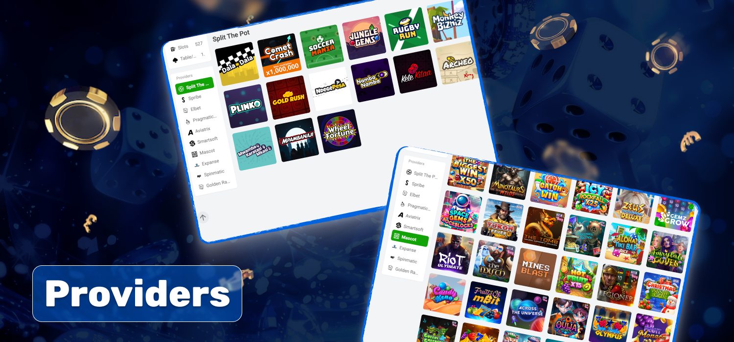 providers of casino games