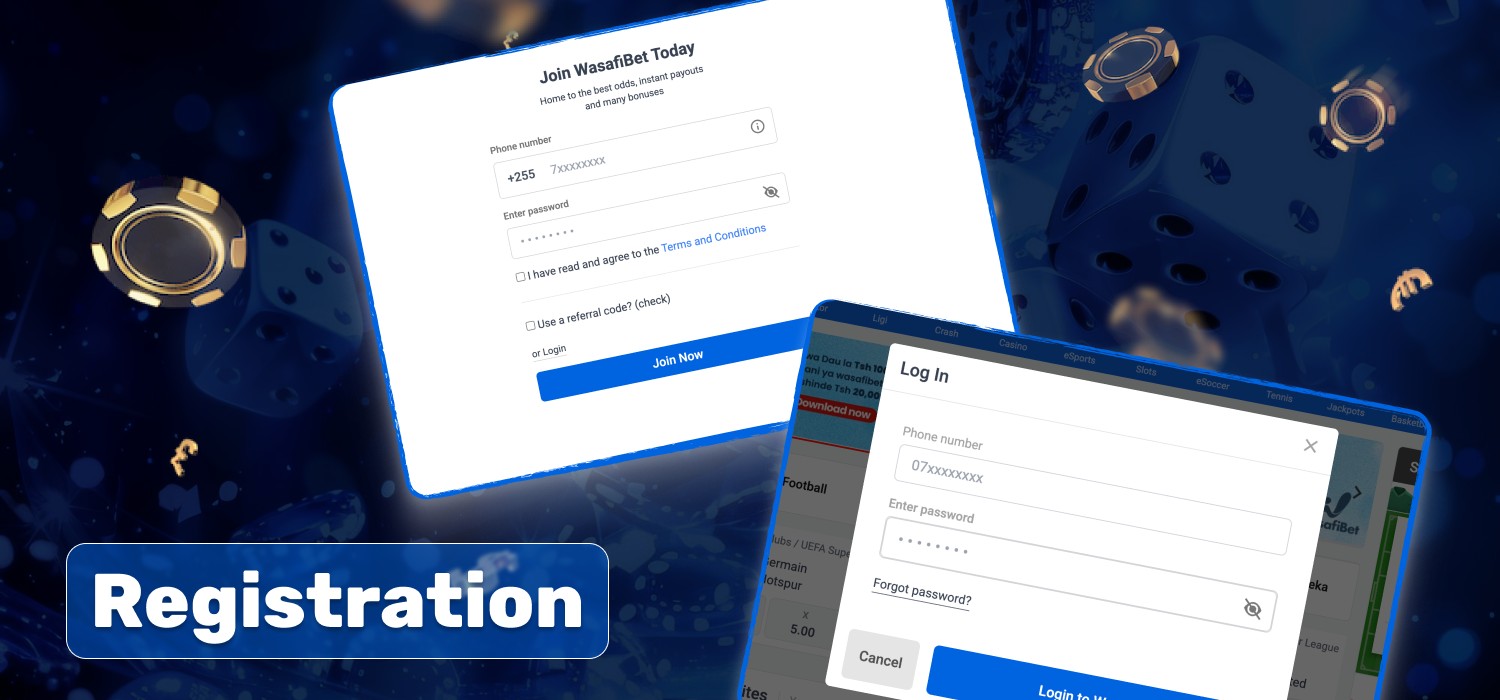 registration account on casino platform